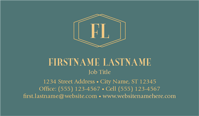 Art Deco Business Card