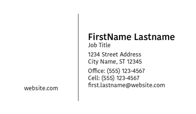 Basic Business Card