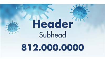 4 ft. Virus Banner