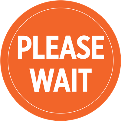 Orange Please Wait