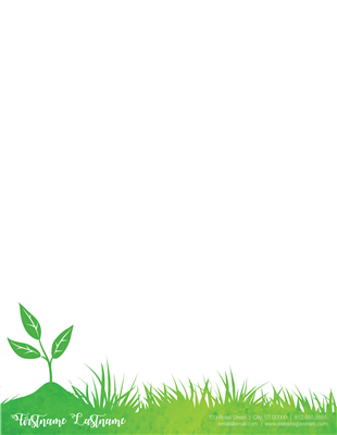 Grassy Letterhead