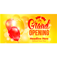 4 ft. Grand Opening Banner